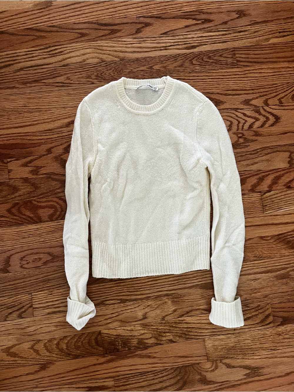 Abercrombie & Fitch Cream Crewneck Sweater